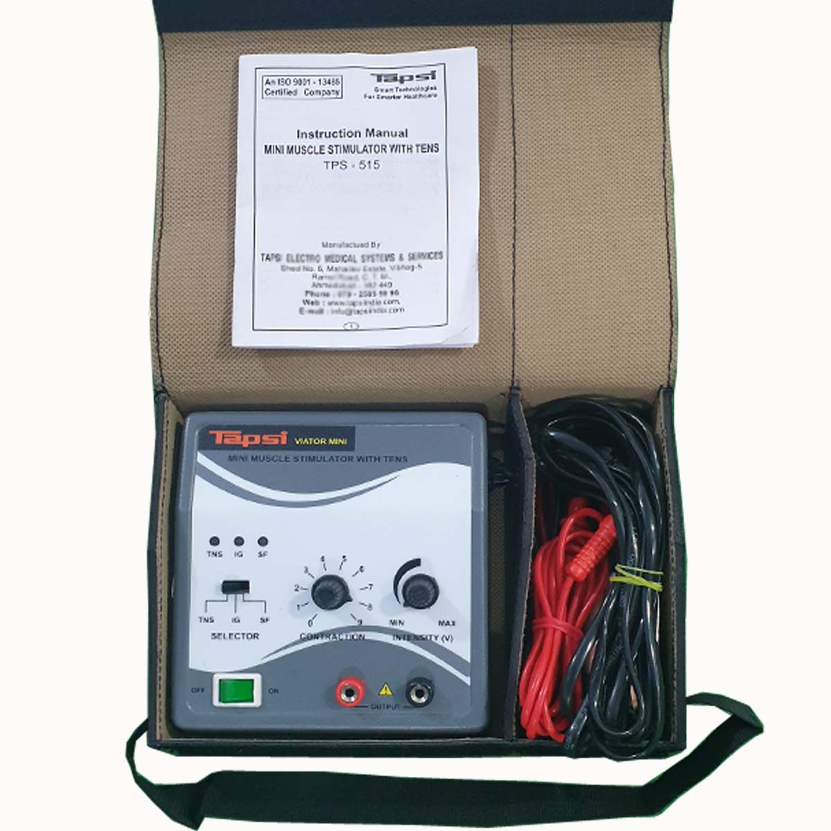 Mini Tps Machine Buy Tapsi MINI Muscle Stimulator (With single channel TENS)- MedicalBazzar