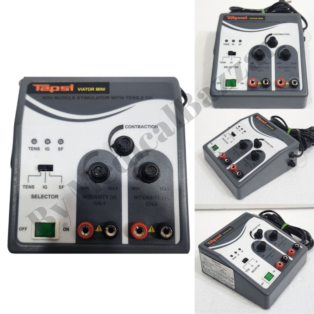 Tapsi MINI Muscle Stimulator (With 2 channel TENS)
