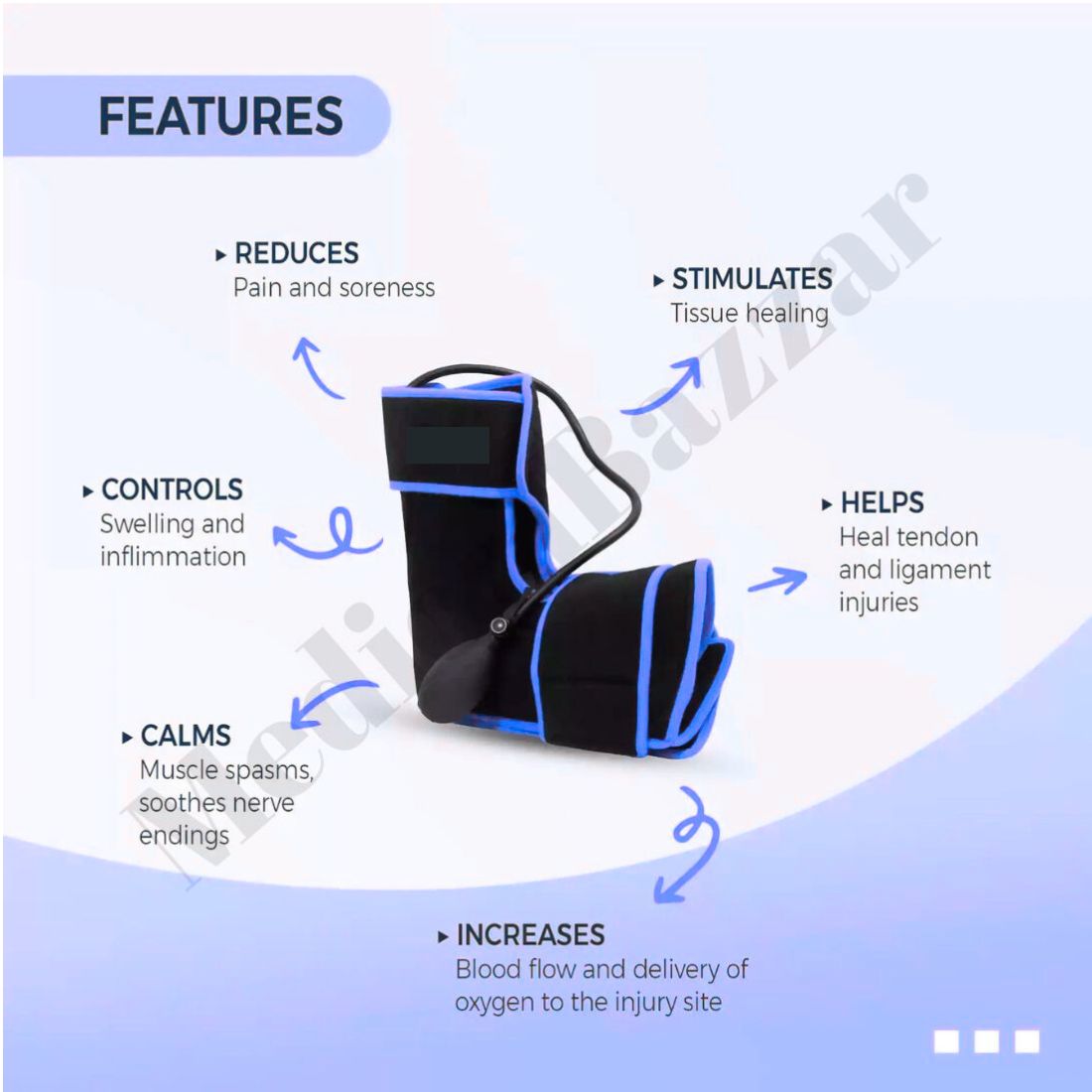 Ankle Cold Compression Wrap (Manual)