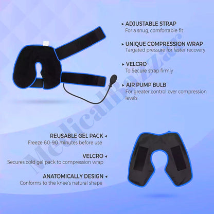 Knee Cold Compression Wrap (Manual)