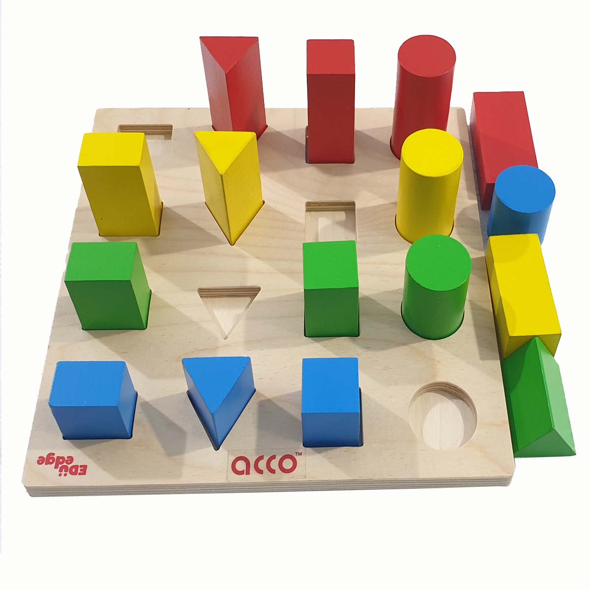 acco Multi Shape Peg Board Toys for Kids (16 Pegs)