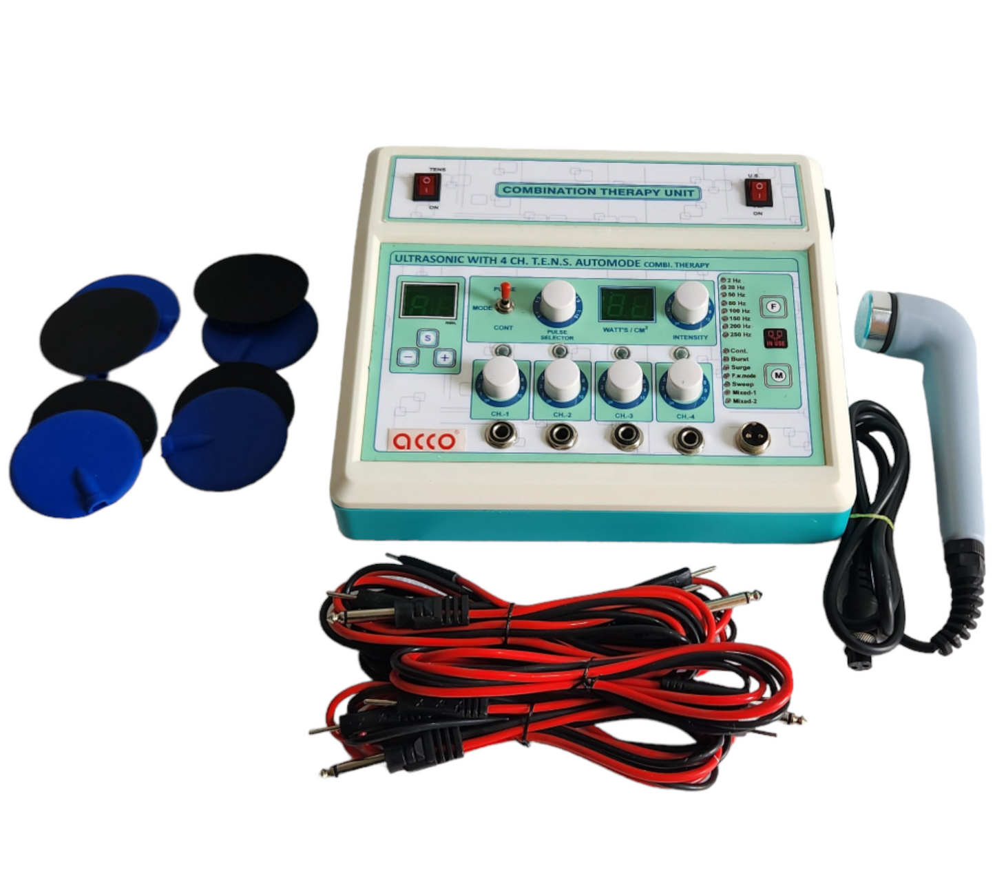 acco Ultrasound Therapy 1 Mhz with 4 Channel Tens Machine