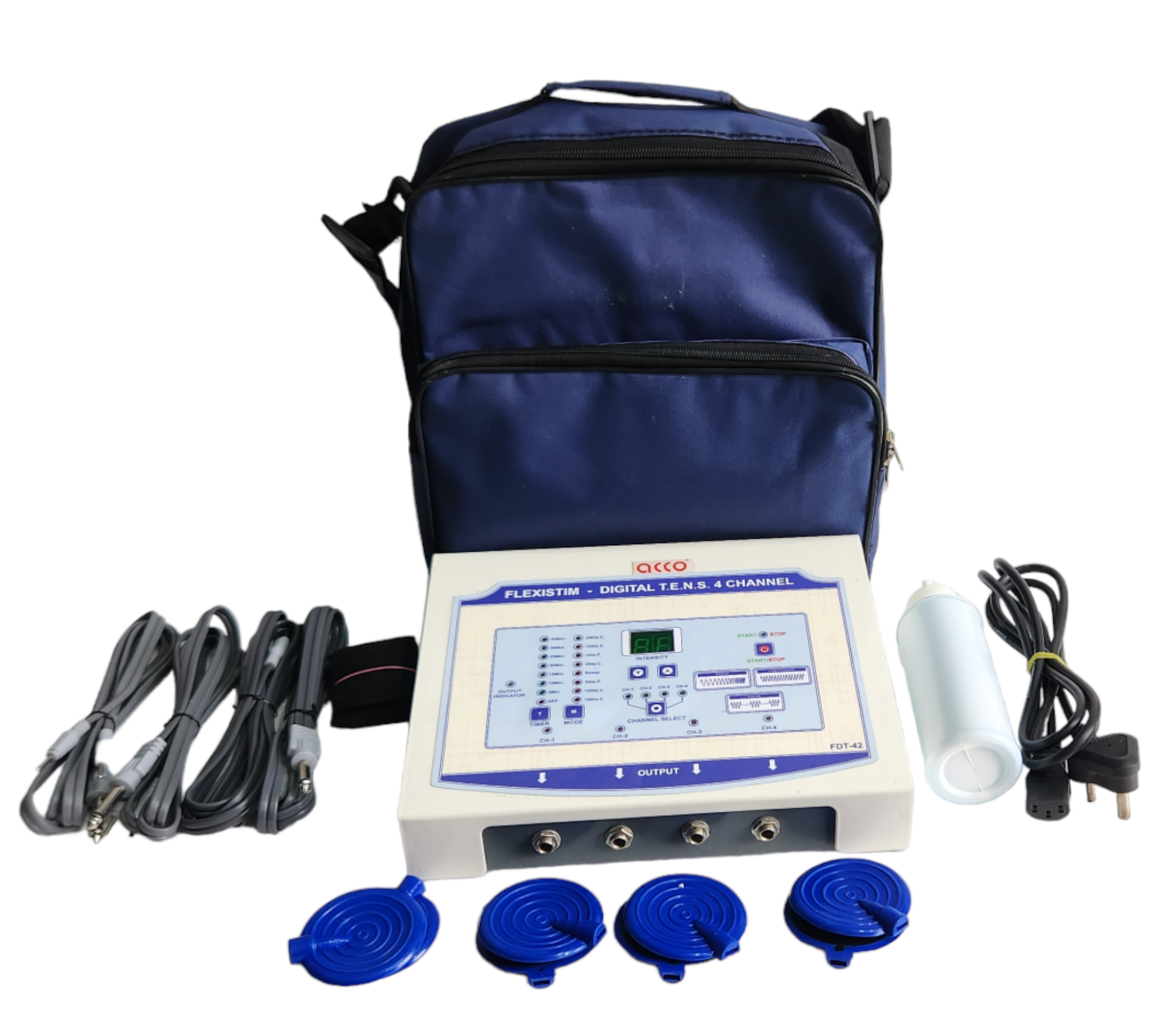 Used Tens Machine acco Advance Tens Machine 4 ch for physiotherapy - MedicalBazzar