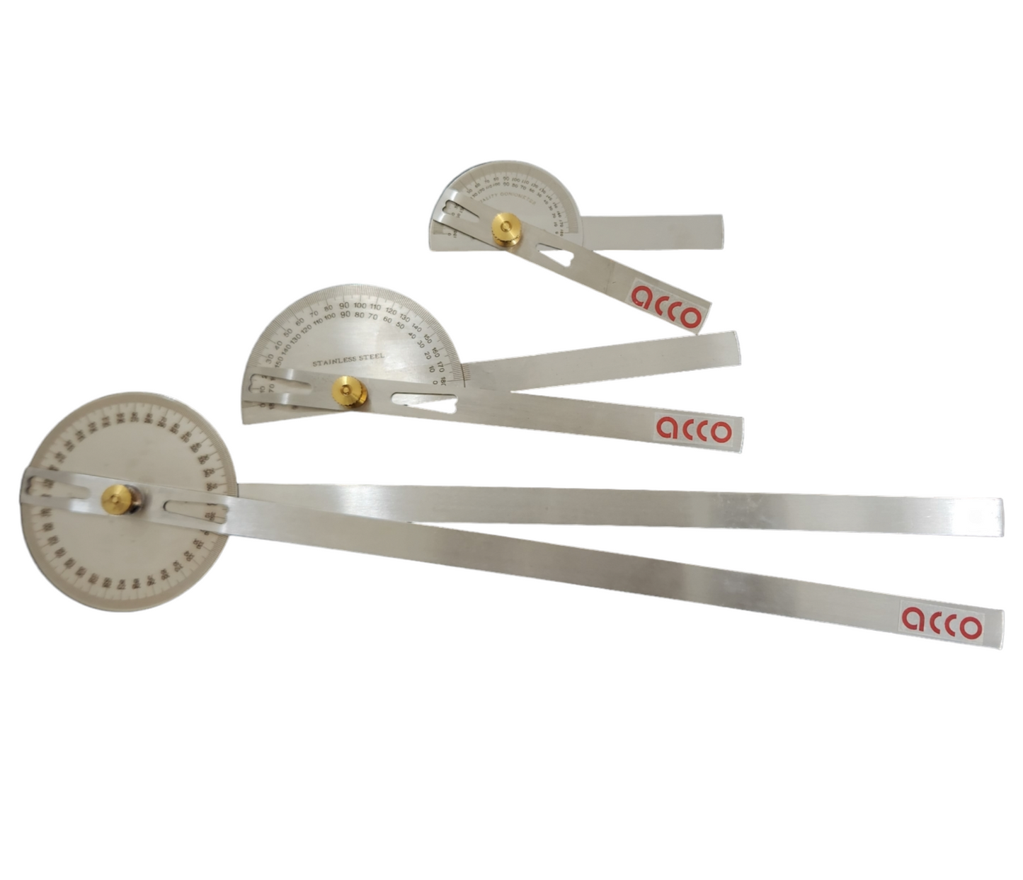 acco Metal Goniometer For Range Of Motion Set of 3