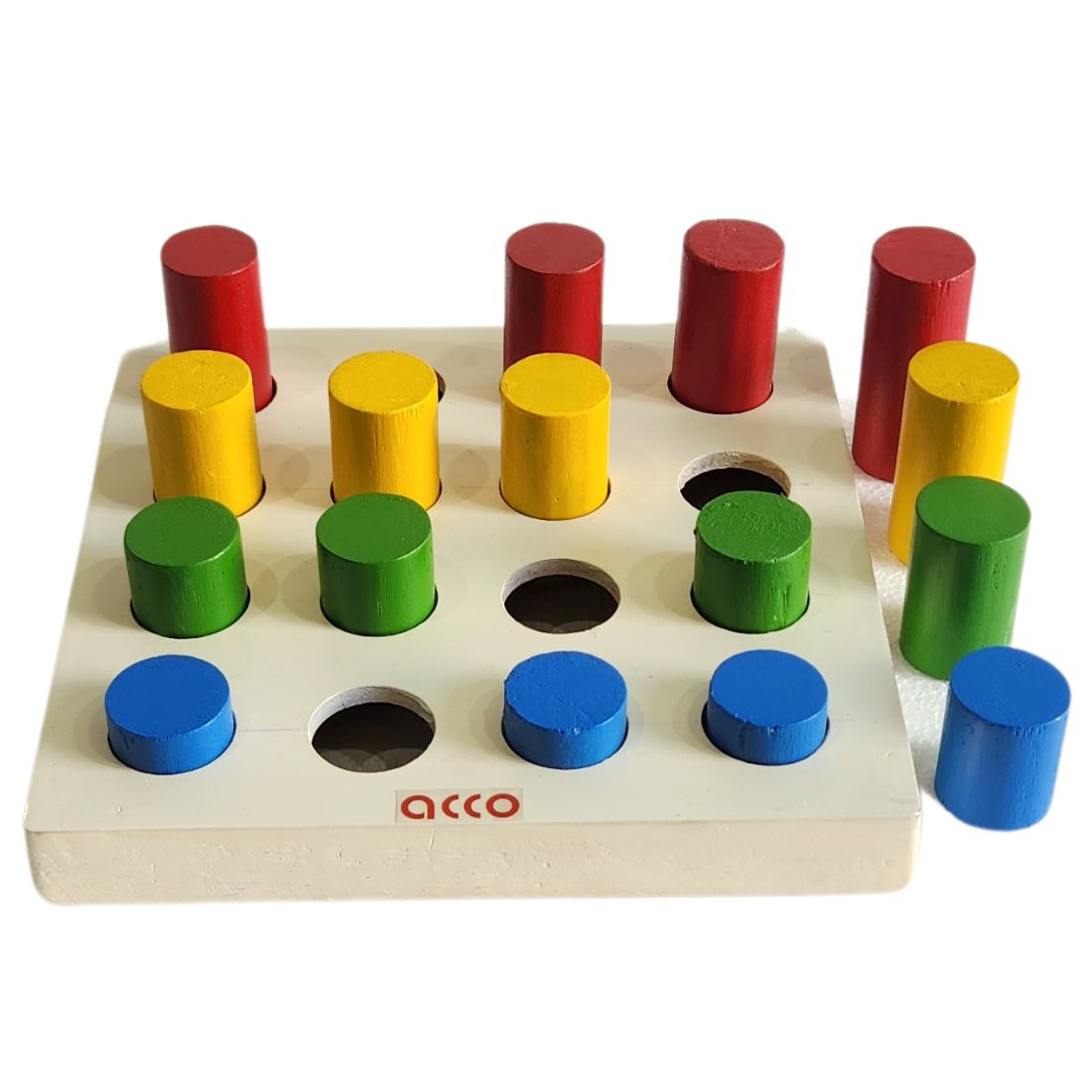 acco Graded Round Peg Board (16 Pegs)