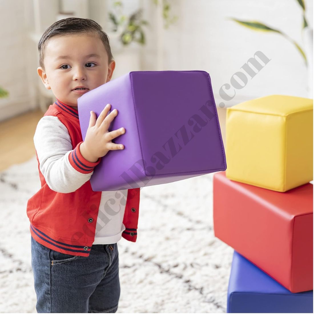 acco Soft play Foam Block (Set of 7 Pcs)