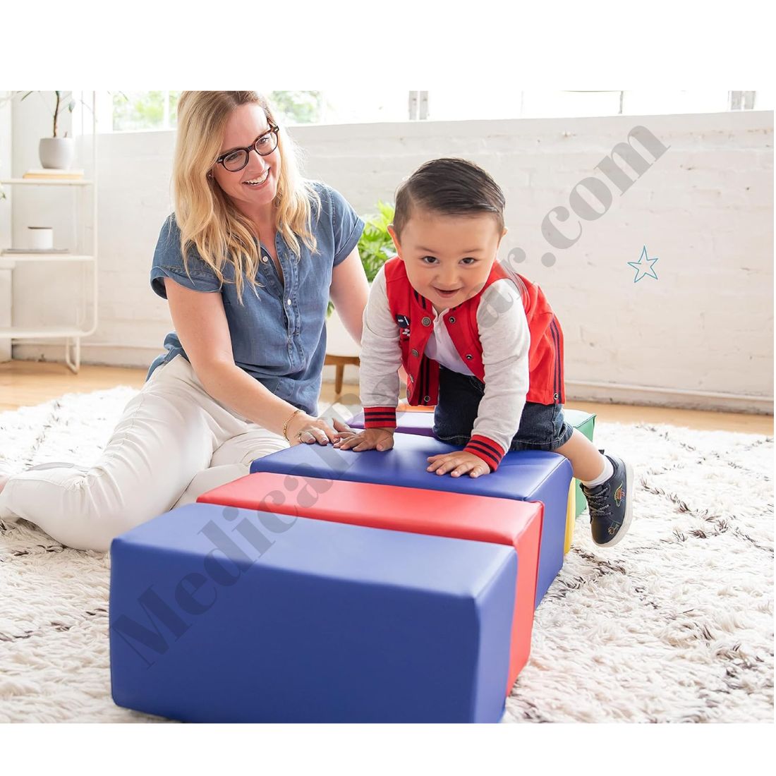 acco Soft play Foam Block (Set of 7 Pcs)