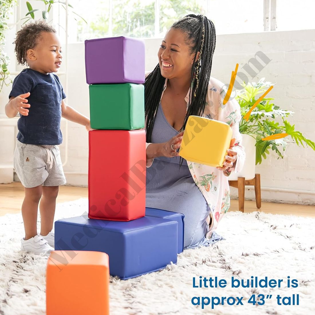 acco Soft play Foam Block (Set of 7 Pcs)