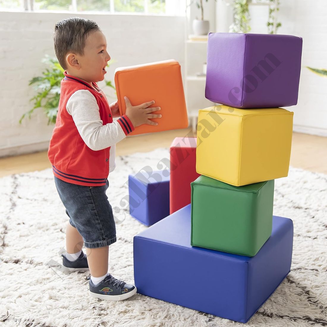 acco Soft play Foam Block (Set of 7 Pcs)