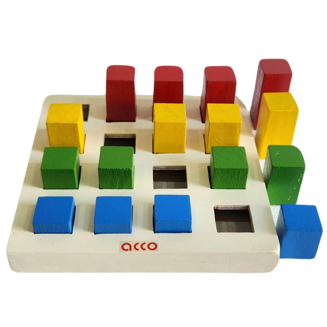 acco Graded Square Peg Board (16 Pegs)