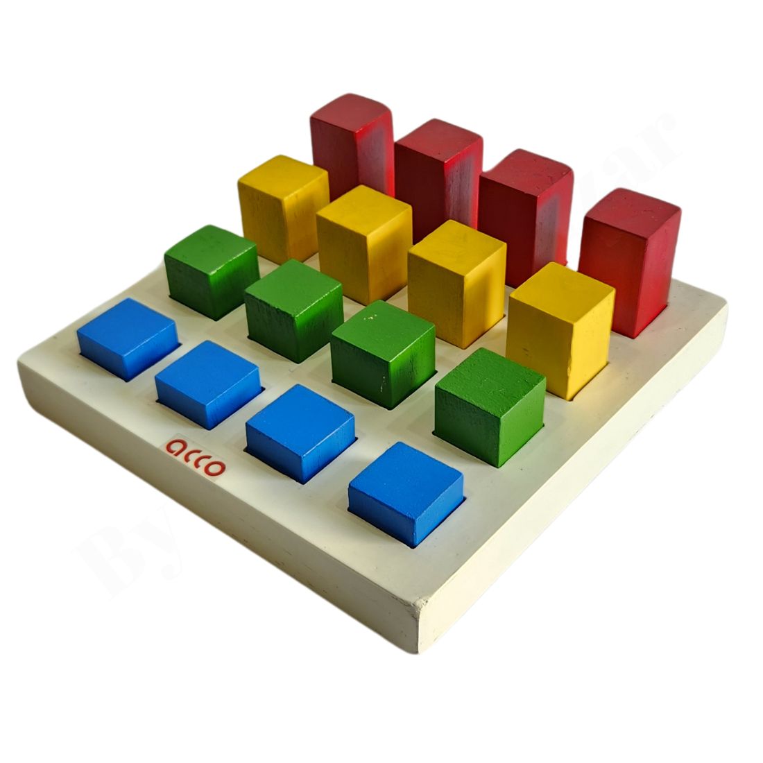 acco Graded Square Peg Board (16 Pegs)