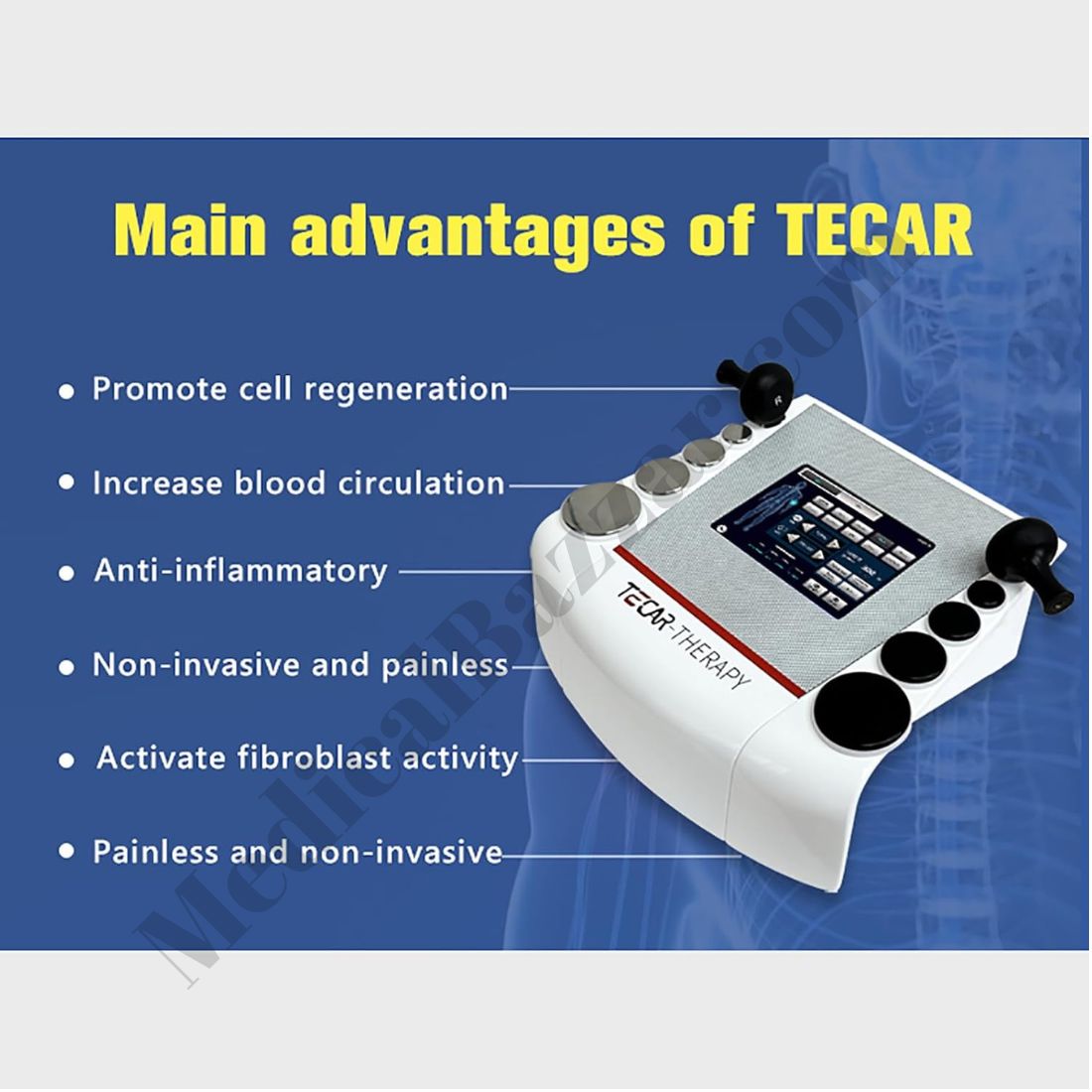 Tecar Therapy Machine with RET CET 448KHz -TRC04