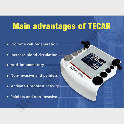Tecar Therapy Machine with RET CET 448KHz -TRC04