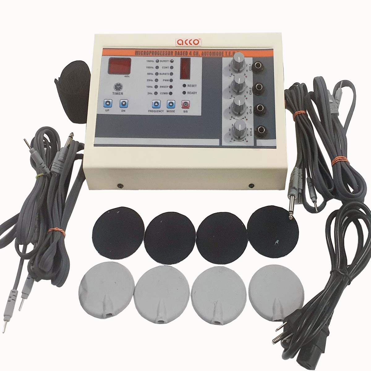 Used Tens Machine Buy acco 4 Channel Tens Machine Digital with Auto mode- MedicalBazzar