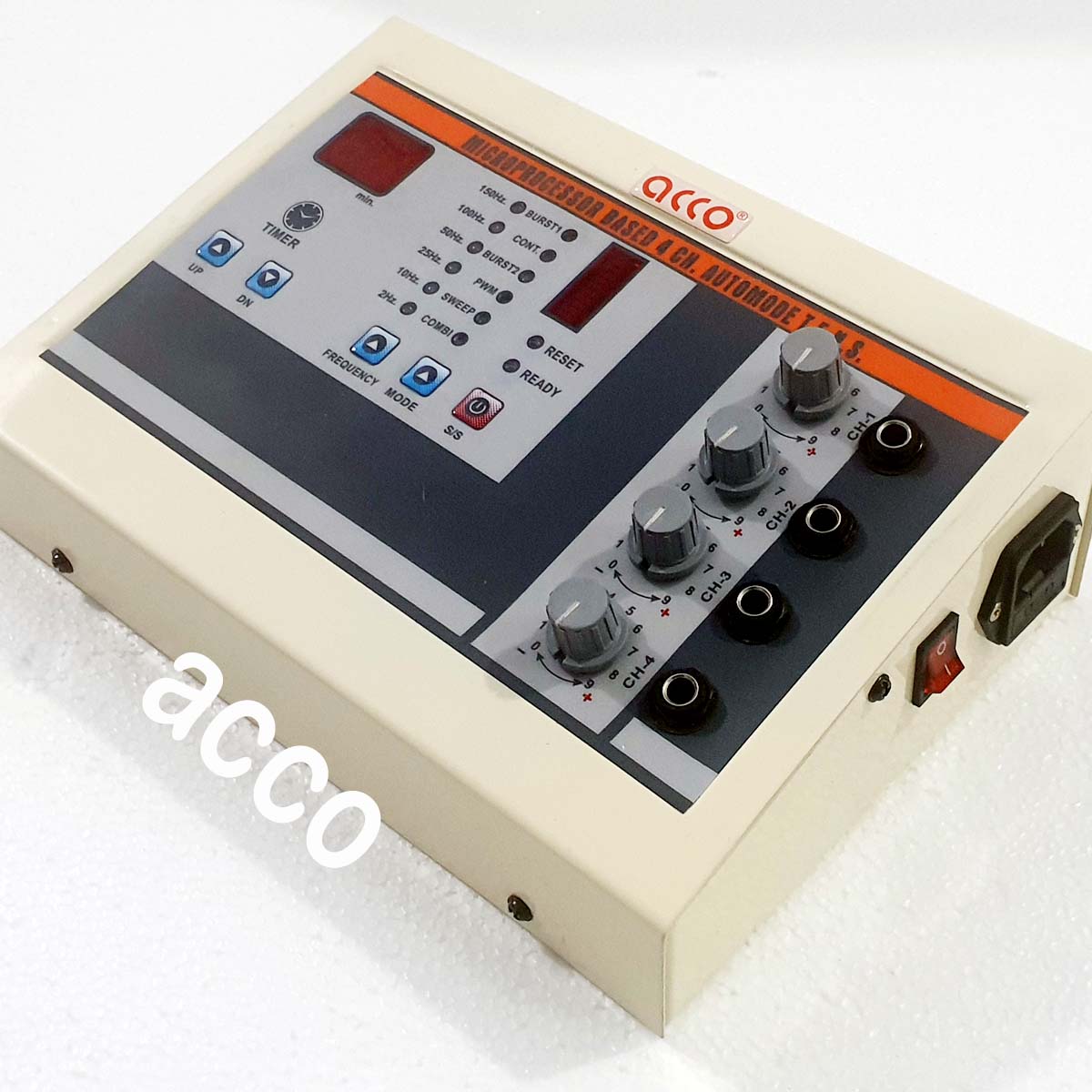 acco 4 Channel Tens Machine Digital with Auto mode