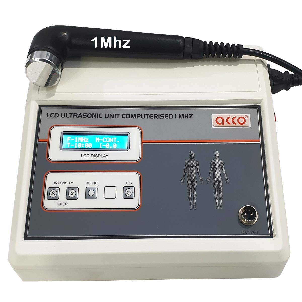acco Physiotherapy Ultrasound Therapy Machine 1 Mhz, LCD Display - US22