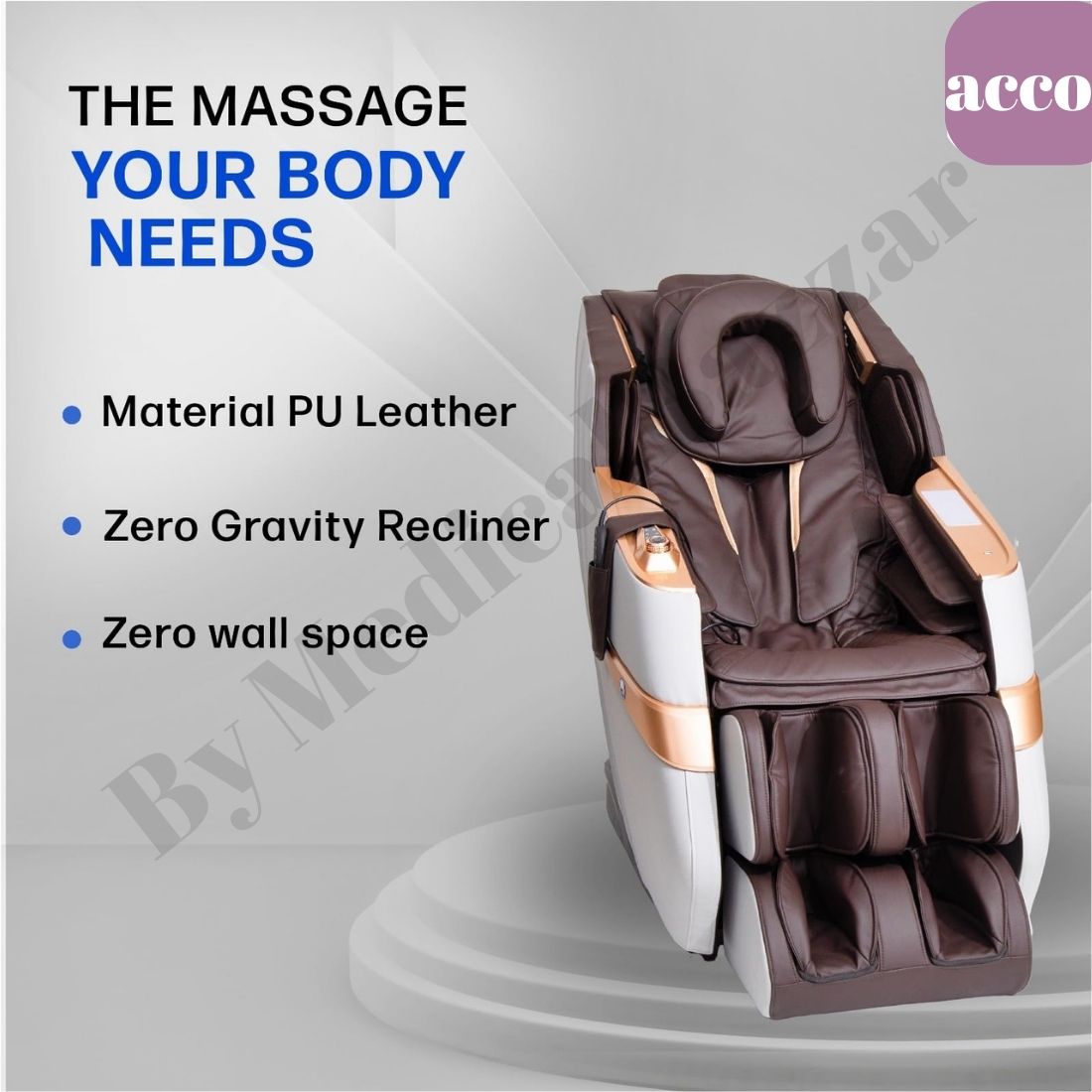 3D Electric Massage Chair with Head Massage (Model Z80)