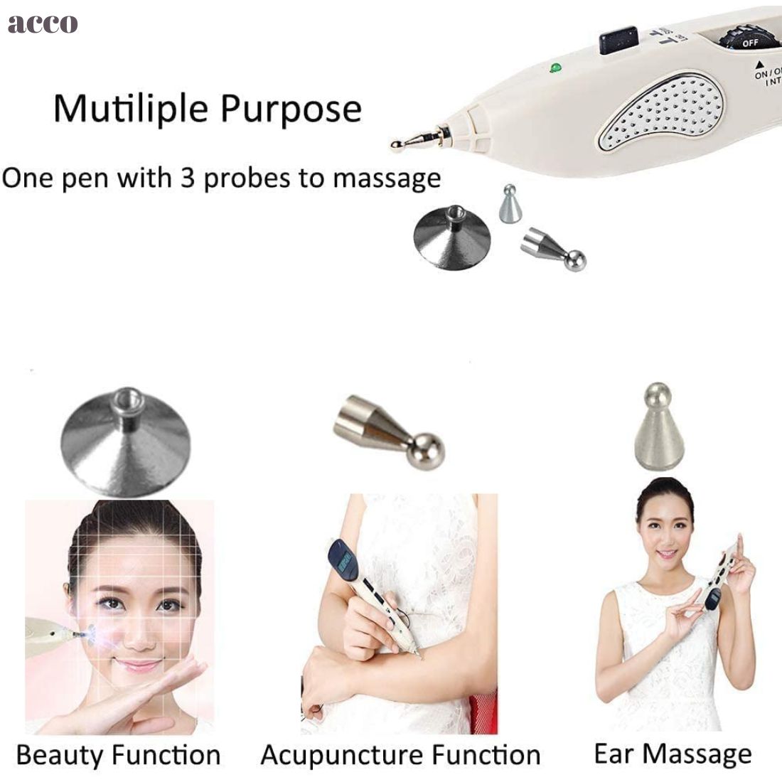 acco Electric Acupuncture Electro Device Pen