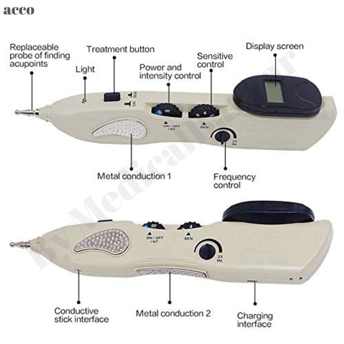 acco Electric Acupuncture Electro Device Pen