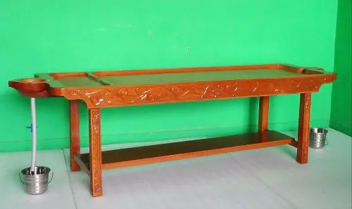 Wooden TRADITIONAL MASSAGE cum SHIRODHARA TABLE