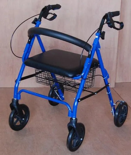 acco Rollator with Seat, Back-Support & Brakes