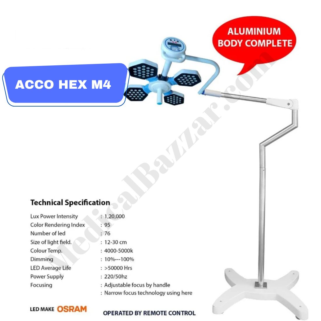 acco LED Surgical Operating Light (Hex 4)