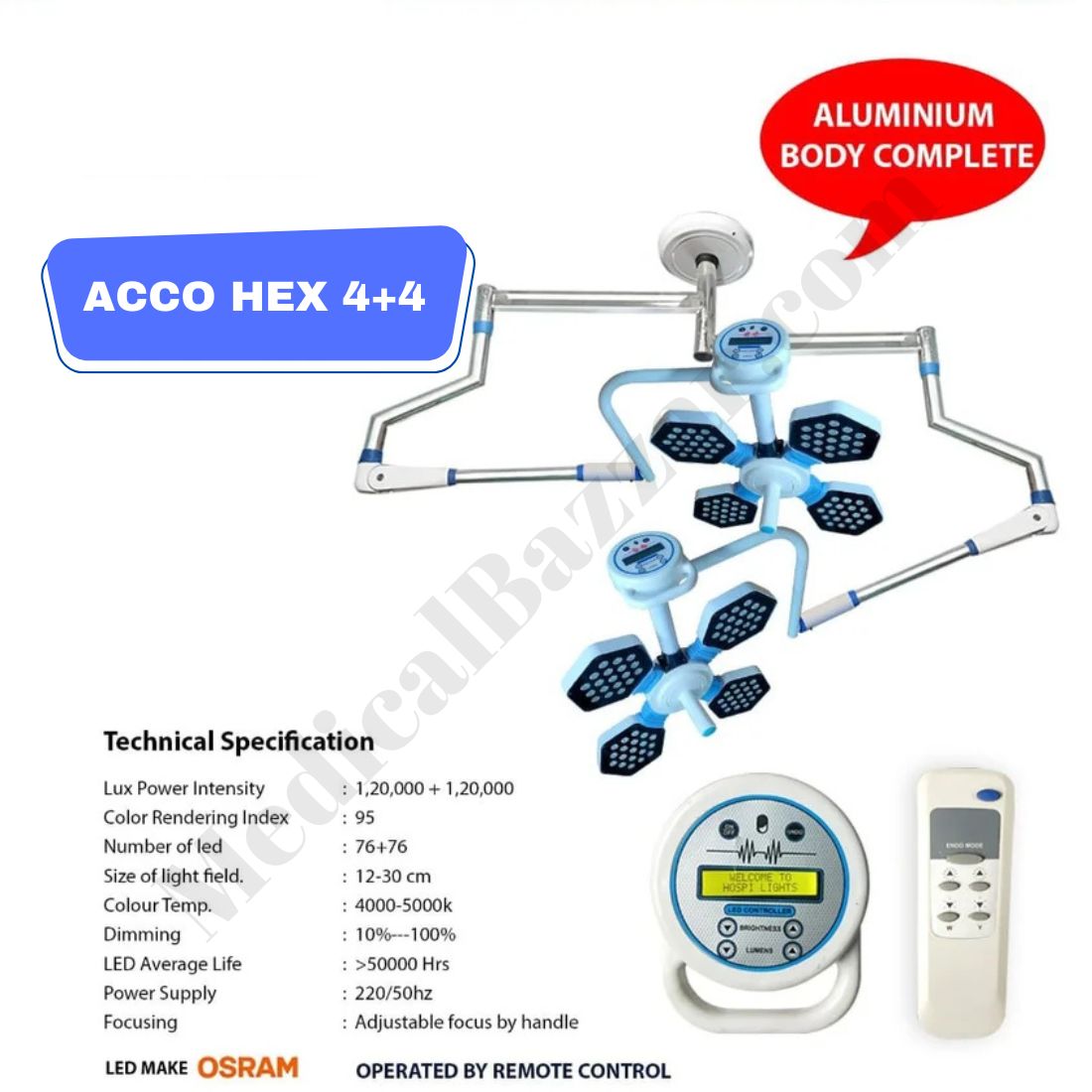 acco LED Surgical Operating Light (Hex 4)