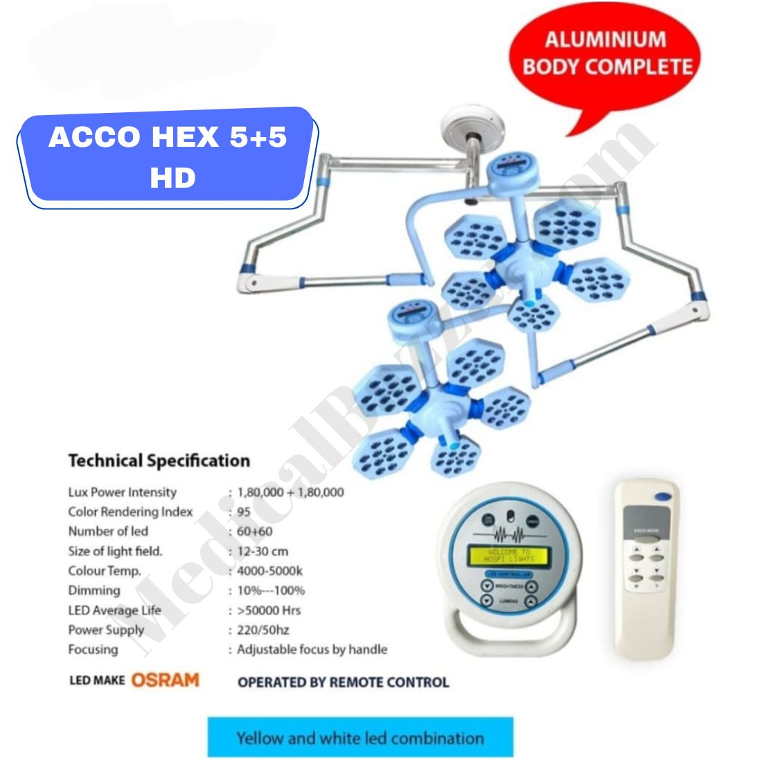 acco Hospital Surgical Ot Light (Hex 5 HD)
