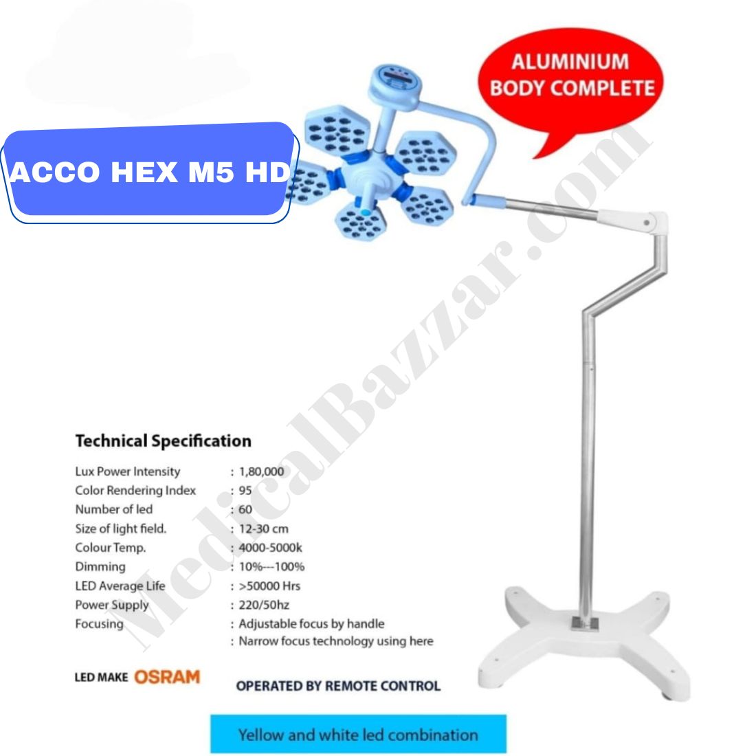 acco Hospital Surgical Ot Light (Hex 5 HD)