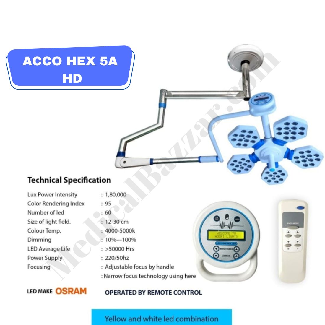 acco Hospital Surgical Ot Light (Hex 5 HD)