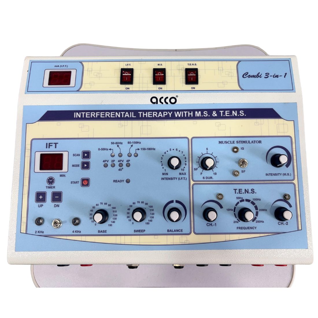 acco Manual IFT Tens MS Physiotherapy Combo