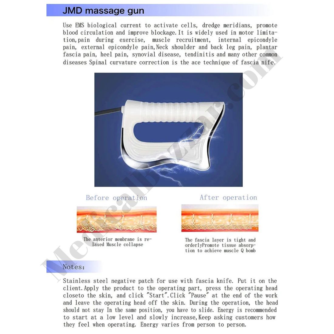 acco Tecar-S Tecar Therapy Machine with RET CET with JMD 448KHz