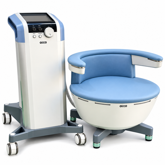 Advance EMS pelvic floor stimulator chair, front view