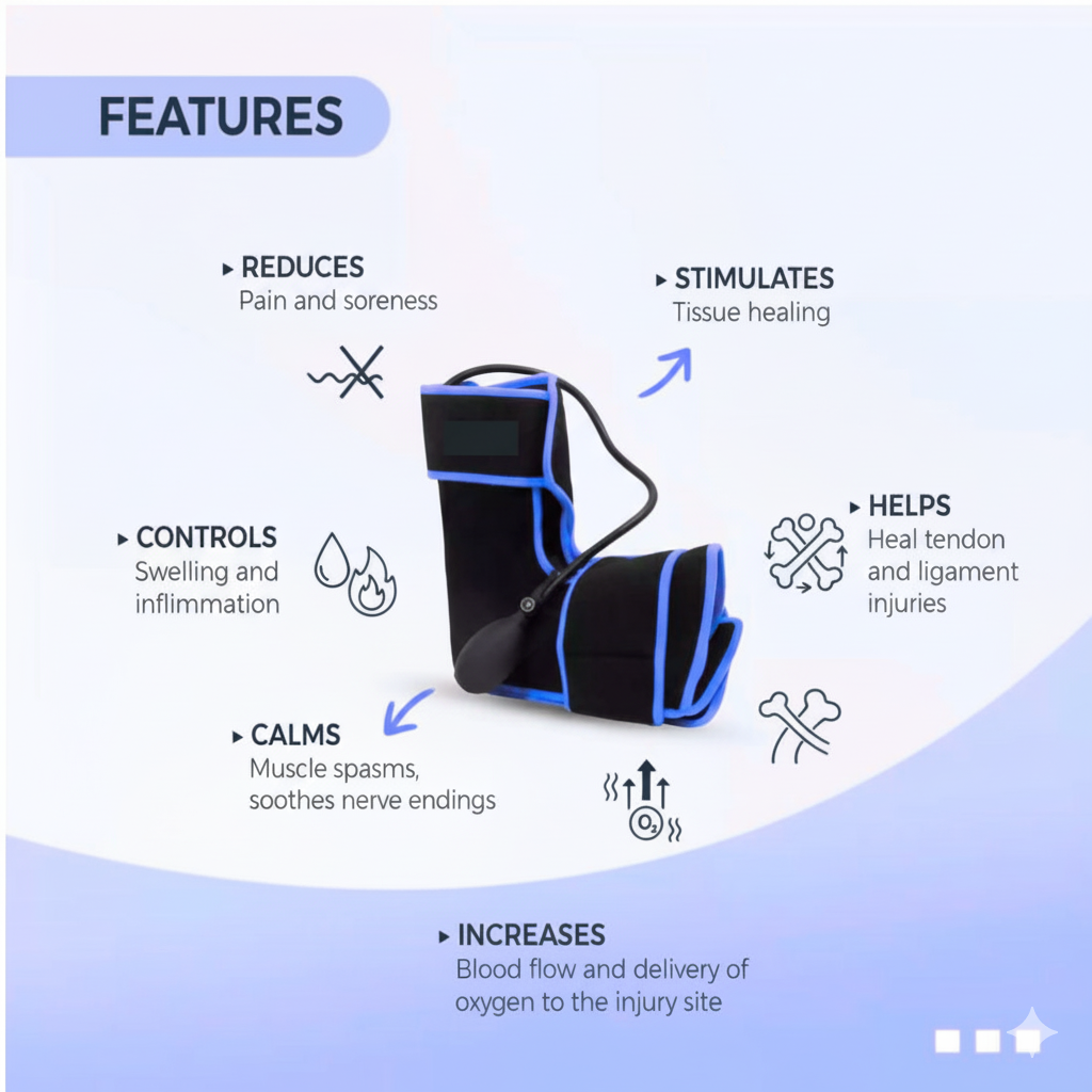 Ankle Cold Compression Wrap (Manual)