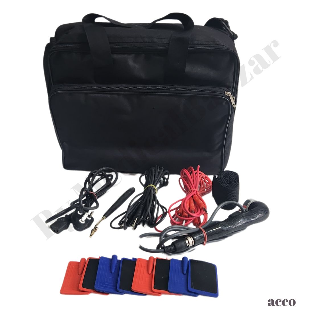 acco 4 in 1 Physio Combo Machine IFT MS TENS US 1Mhz with 8 Pads