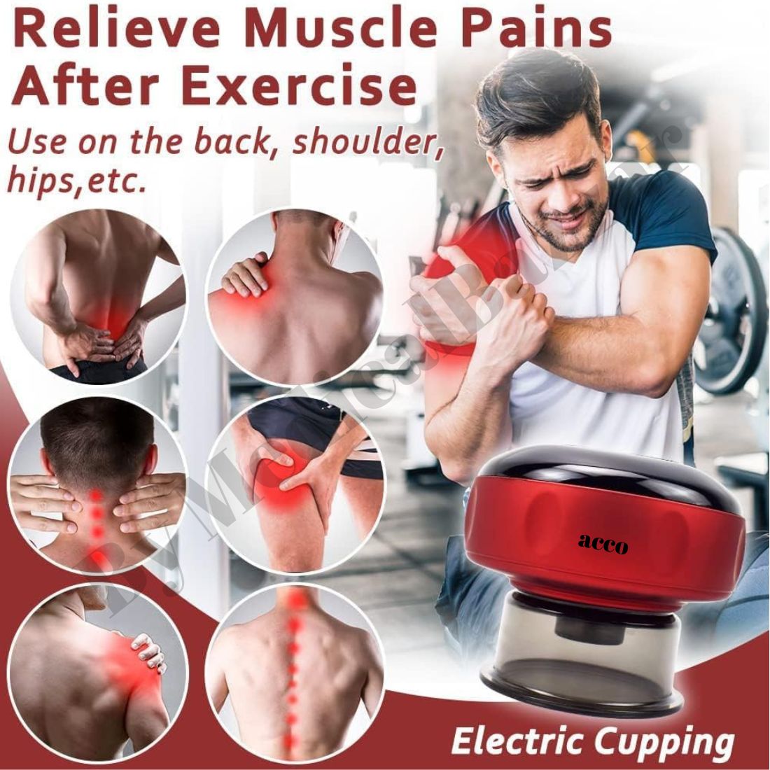Electric Vacuum Cupping Therapy Set 6 Gear