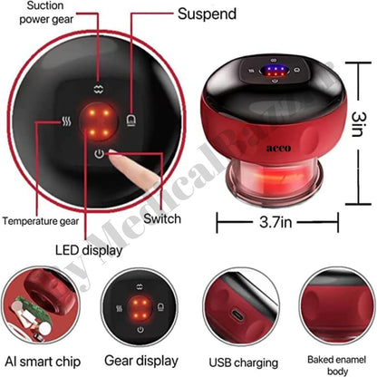 Electric Vacuum Cupping Therapy Set 6 Gear