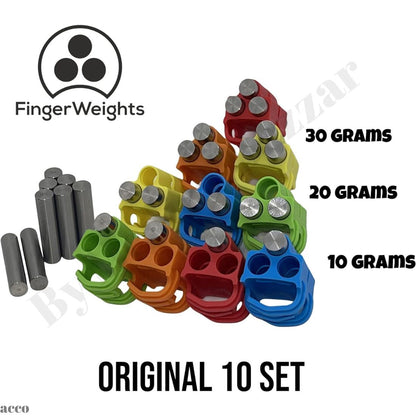 Finger Weights Original - Set of 10 multicolor