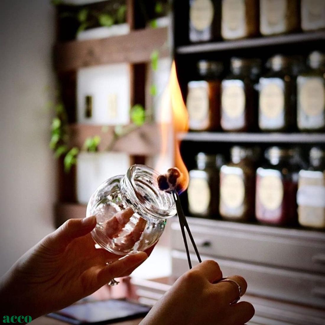 acco Glass Fire Cupping Set of 16 Cups