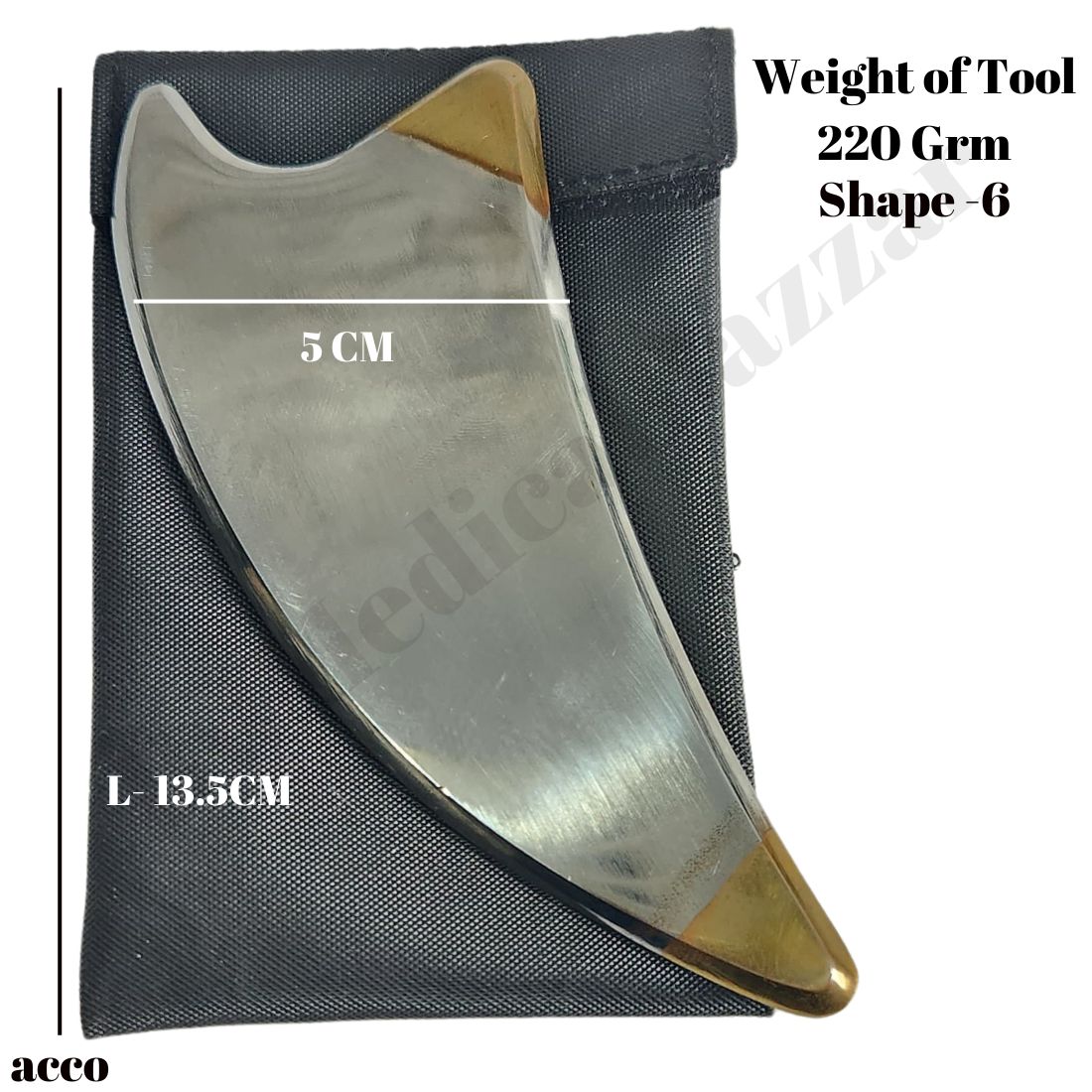 acco Golden IASTM TOOLS for physiotherapy -Graston tool
