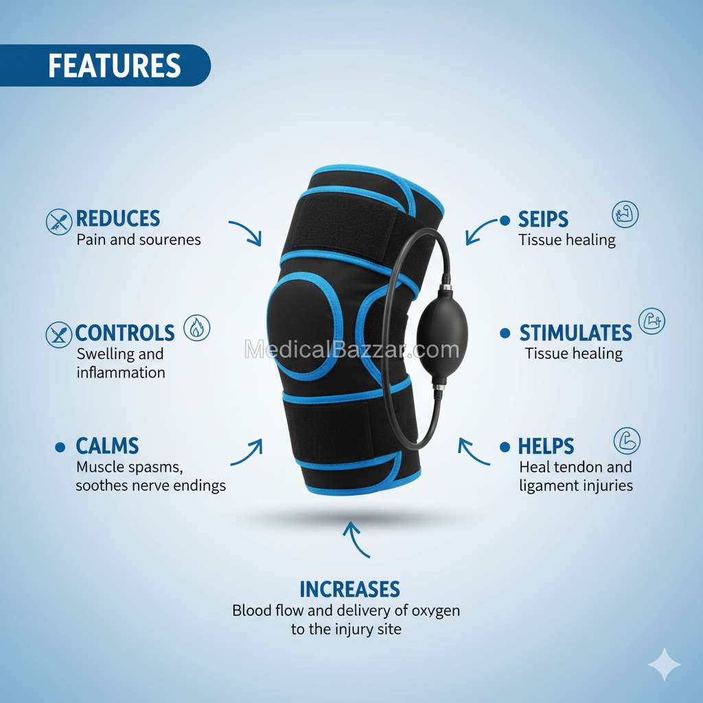 Knee Cold Compression Wrap (Manual)