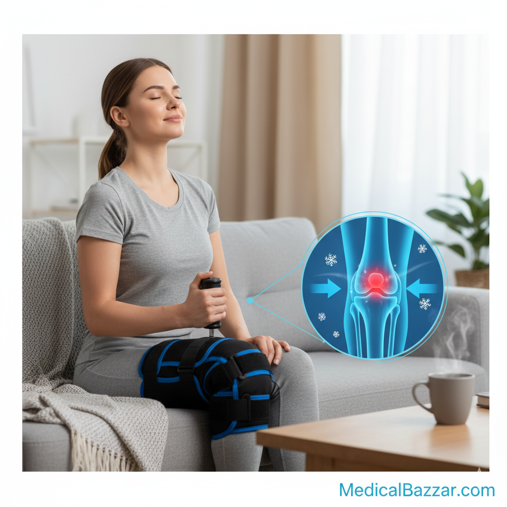 Knee Cold Compression Wrap (Manual)