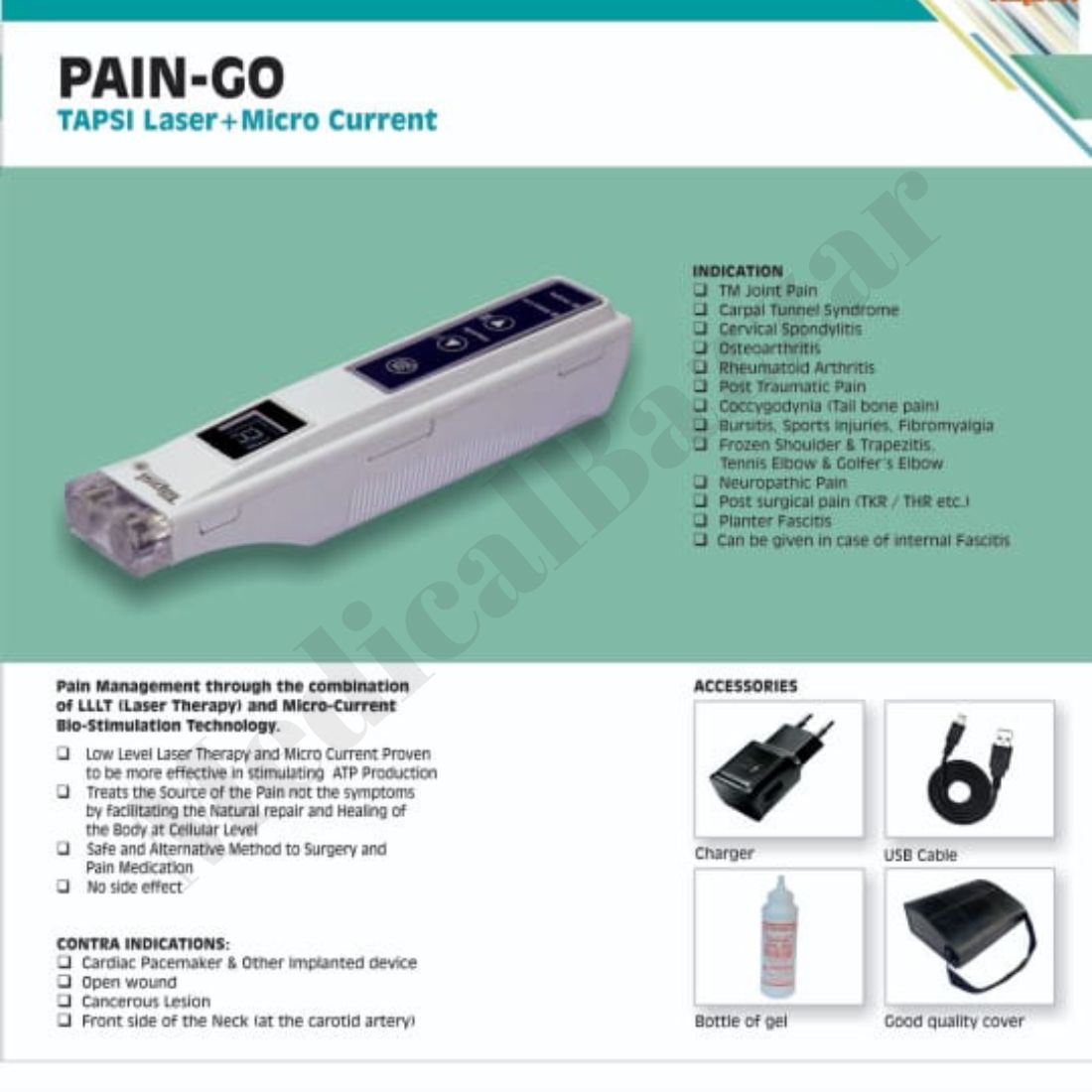 Tapsi Laser with Micro Current (Portable)