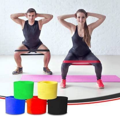 Buy Resistance Loop Exercise Bands (Set Of 5) Online - MedicalBazzar