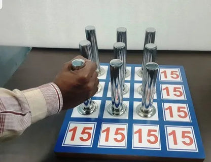 acco Magnetic Peg Board (9Pegs, Magic Square)