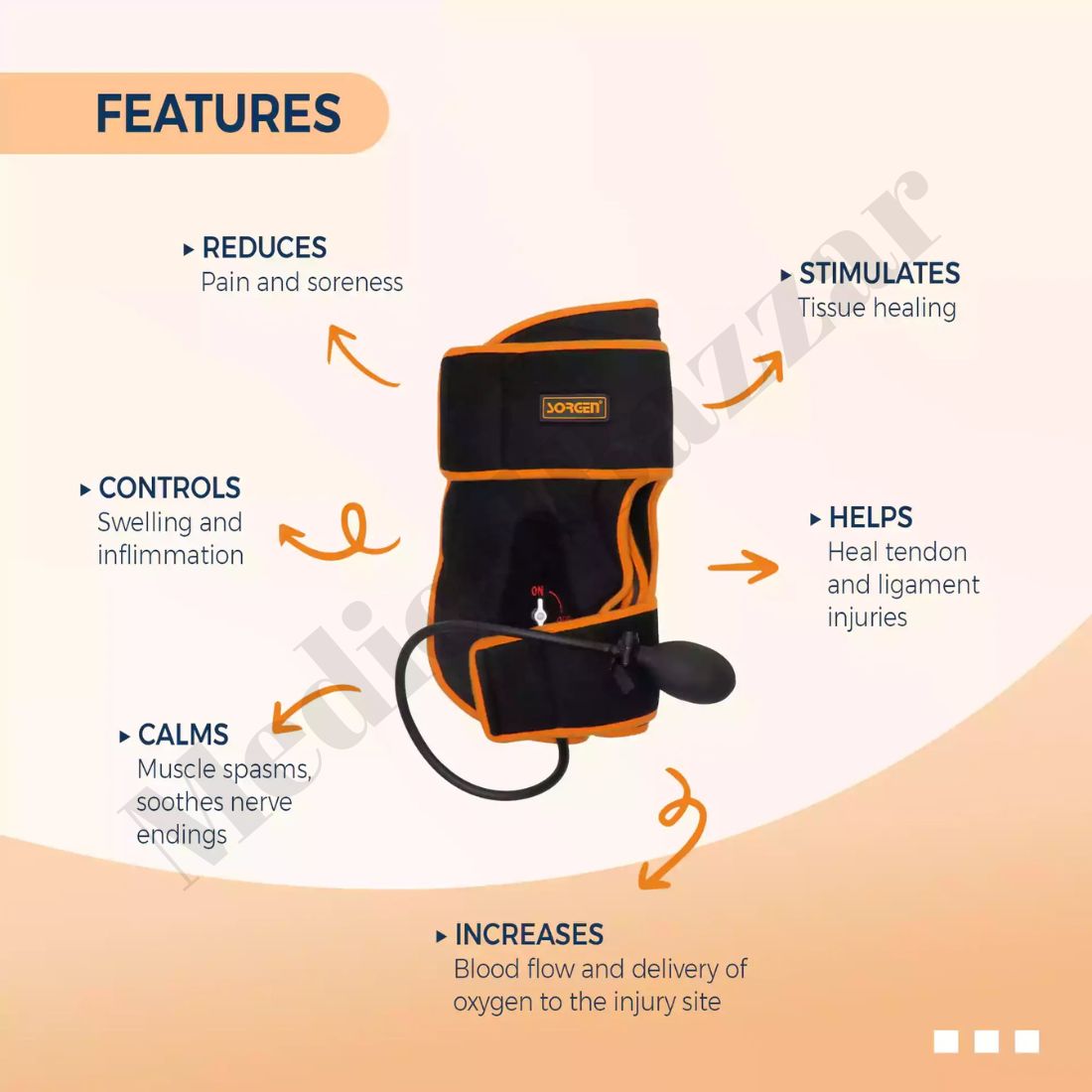 Knee Cold Compression Wrap (Manual)
