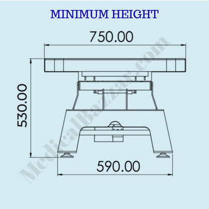 acco 3 Fold Treatment cum Examination Couch