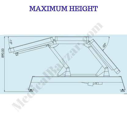 acco 3 Fold Treatment cum Examination Couch