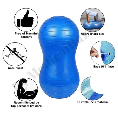 Peanut Ball - Exercise Ball (90cm X 45 Cm)