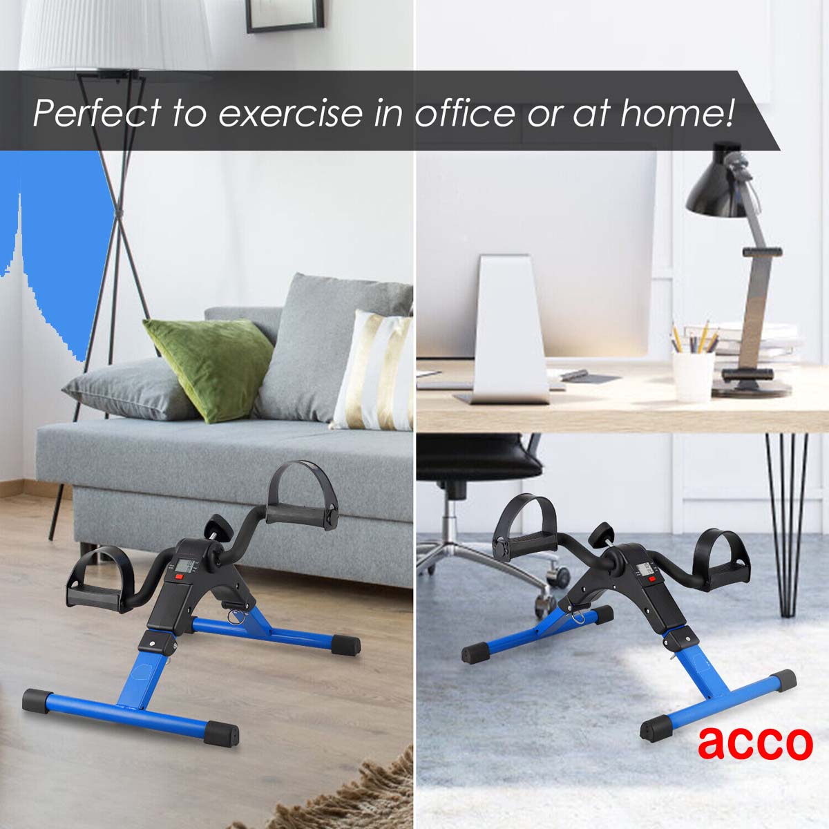 acco Mini Exercise Bike (with Digital Meter and Resistance)